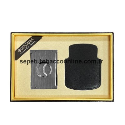 Guevara Metal Puro Kesici ve Kılıfı Seti Krom (60 Ring)
