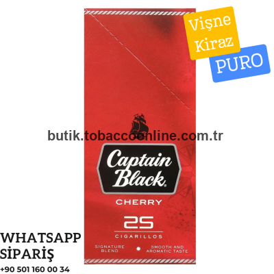 Captain Black Cherry (Vişne-Kiraz) 25'li Puro Paket