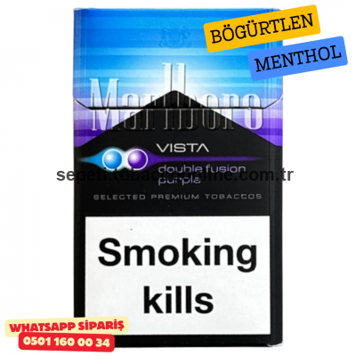Marlboro Vista Double Fusion Purple Sigara ( Böğürtlen ve Mentol ) x10 Paket