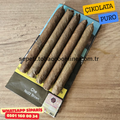 Che No22 Brown (Çikolata) Aromalı Islak Puro 1 Paket
