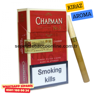 Chapman Cherry Tatlı Kiraz Aromalı Sigara x10 Paket