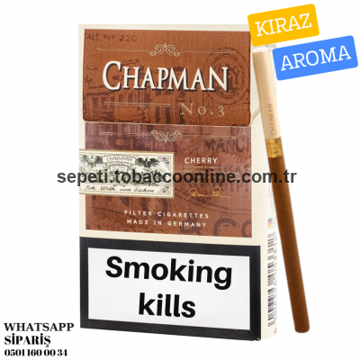 Chapman Cherry  Slim Tatlı Kiraz Aromalı Sigara x10 Paket