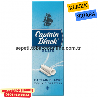 Captain Black Blue X - Slim Sigara ( Klasik ) 1 Paket