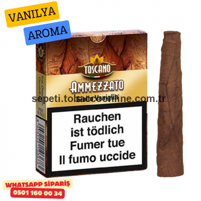 Toscanello Giallo Vaniglia - (Vanilya) Aromalı x10 Paket