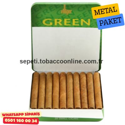 Villiger Green Mini Filter Cigarillos - 20'li Paket