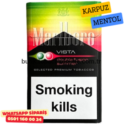 Marlboro Vista Double Fusion Summer Sigara ( Karpuz ve Mentol ) x10 Paket