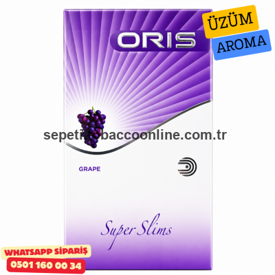 Oris Grape Süperslims Sigara (Üzüm Aromalı) x10 Paket