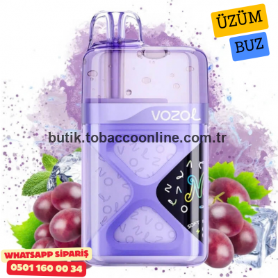 Vozol Neon 60000 PUFF Grape Ice – Üzüm & Buz