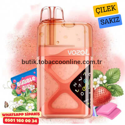 Vozol Neon 60000 PUFF Strawberry Gum – Çilek & Sakız Vozol Neon 60000 PUFF Strawberry Gum – Çilek & Sakız