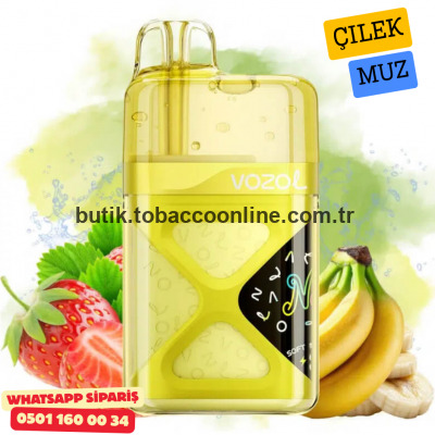 Vozol Neon 60000 PUFF Strawberry Banana – Çilek & Muz Vozol Neon 60000 PUFF Strawberry Banana – Çilek & Muz