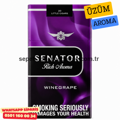 Senator Rich Aroma Wıne Grape İthal Sigara x10 Paket