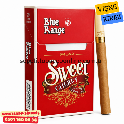 Blue Range Sweet Cherry - Tatlı Kiraz Vişne Aromalı Sigara 1 Paket