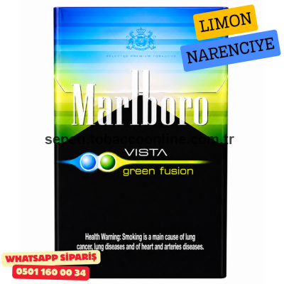 Marlboro Vista Green Fusion Sigara ( Böğürtlen ve Mentol ) x10 Paket