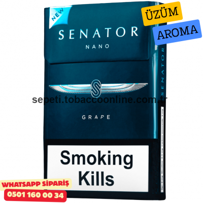 Senator Nano Grape (Üzüm) Aroma Sigara 1 Paket