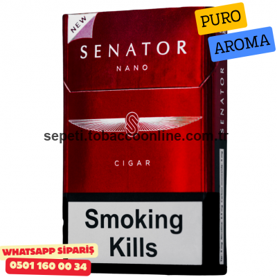 Senator Nano Cigar (Puro) Aroma Sigara 1 Paket