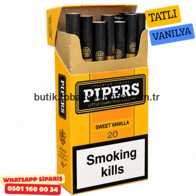 Pipers Sweet Vanılla Sigara - x10 Paket