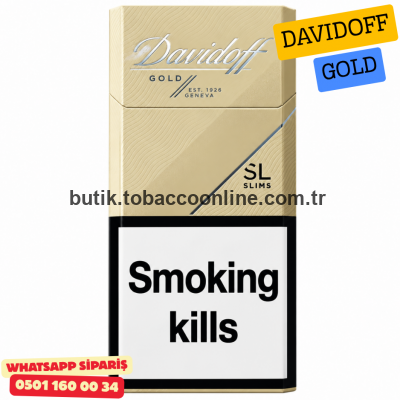 Davidoff Gold Slim Sigara x10 Paket 