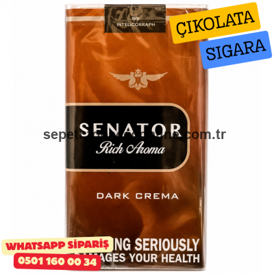 Senator Rich Aroma Dark Crema İthal Sigara x10 Paket