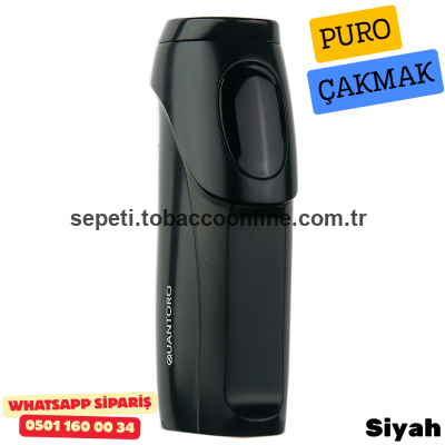 Quantoro USB Şarjlı Elektronik Üçlü Jet Alev Puro Çakmak