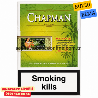 Chapman Ice Apple Slim Elma ve Buz Aromalı Sigara 1 Paket