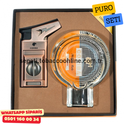 Cohiba İkili Desenli Puro Seti